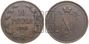 10 пенни 1898 года