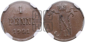 1 пенни 1901 года