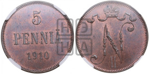 5 пенни 1910 года