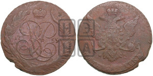 5 копеек 1759 года ММ (ММ)