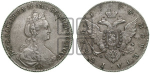 1 рубль 1778 года СПБ/ѲЛ (новый тип)