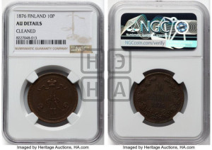 10 пенни 1876 года