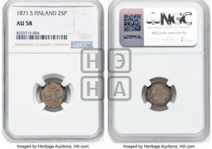 25 пенни 1871 года S