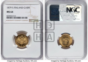 10 марок 1879 года S