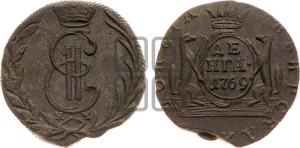 Денга 1769 года КМ (для Сибири)