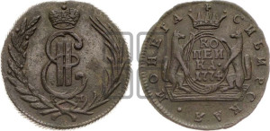 1 копейка 1774 года КМ (для Сибири)