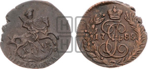 Полушка 1788 года КМ (КМ, Сузунский монетный двор)