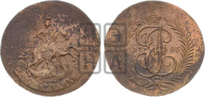 2 копейки 1793 года ЕМ (Павловский перечекан)