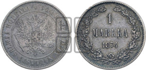 1 марка 1874 года S