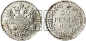 50 пенни 1908 года L