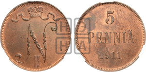 5 пенни 1911 года