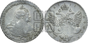 1 рубль 1738 года (московский тип)