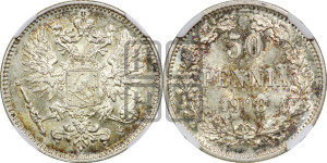 50 пенни 1908 года L