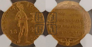 Дукат 1841 года лилия