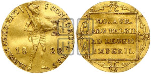 Дукат 1828 года факел