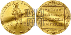 Дукат 1829 года факел