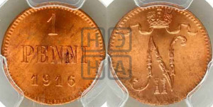 1 пенни 1916 года
