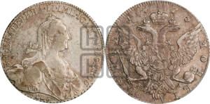 1 рубль 1775 года СПБ/ѲЛ ( СПБ, без шарфа на шее)