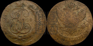 5 копеек 1788 года ММ (ММ, Красный  монетный двор)
