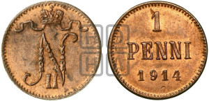 1 пенни 1914 года