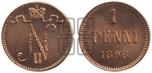 1 пенни 1898 года