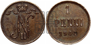 1 пенни 1904 года