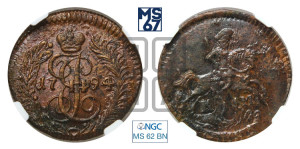 Полушка 1794 года КМ (КМ, Сузунский монетный двор)