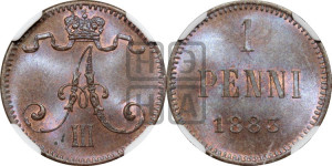 1 пенни 1883 года