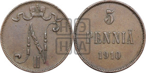 5 пенни 1910 года