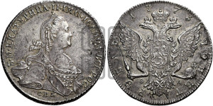 1 рубль 1773 года СПБ/ѲЛ ( СПБ, без шарфа на шее)