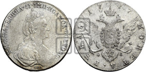 1 рубль 1777 года СПБ/ѲЛ (новый тип)