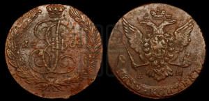 5 копеек 1764 года ЕМ (ЕМ, Екатеринбургский монетный двор)