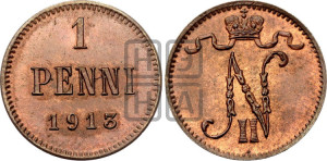 1 пенни 1913 года
