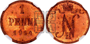 1 пенни 1914 года