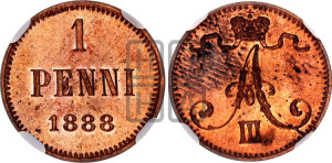 1 пенни 1888 года