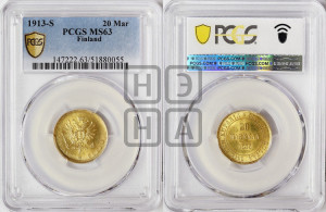 20 марок 1913 года S