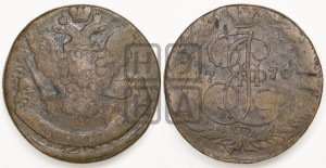 5 копеек 1770 года ЕМ (ЕМ, Екатеринбургский монетный двор)