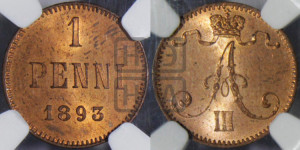 1 пенни 1893 года