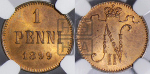 1 пенни 1899 года
