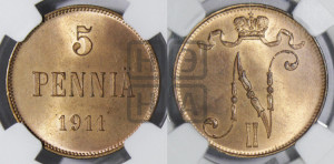 5 пенни 1911 года