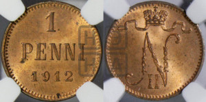1 пенни 1912 года