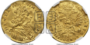 1 червонец 1729 года