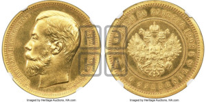 37 рублей 50 копеек - 100 франков 1902 года ★.