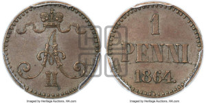 Пенни 1864 года