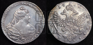 1 рубль 1739 года (московский тип)