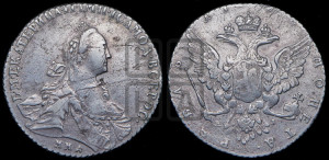 1 рубль 1768 года ММД/EI ( MMД, без шарфа на шее)