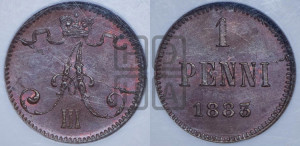 1 пенни 1883 года
