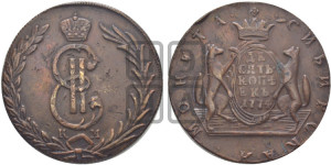10 копеек 1774 года КМ (для Сибири)
