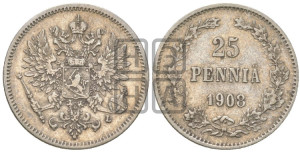 25 пенни 1908 года L