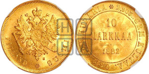10 марок 1882 года S